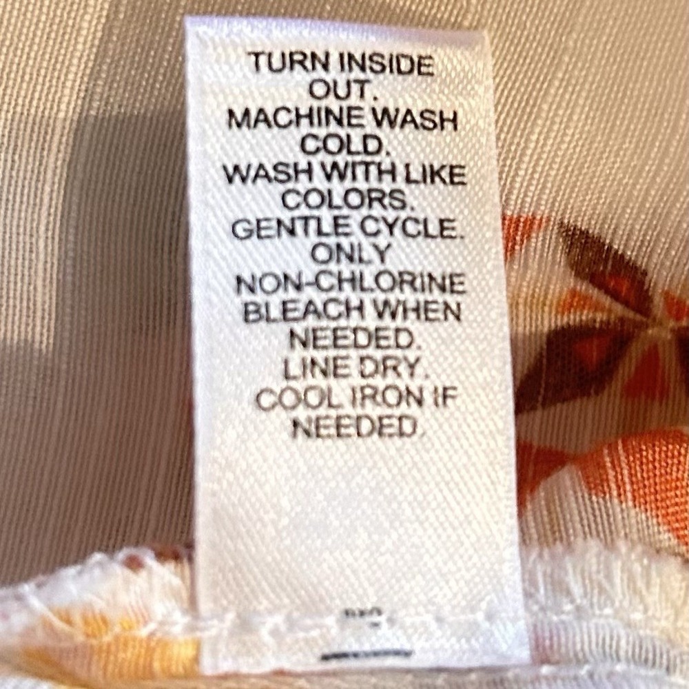 Floral Blouse Sz L Cottagecore Sheer Lightweight Boho 3/4 Balloon Sleeve Ruffle - Picture 8 of 14